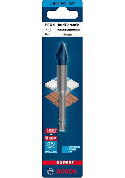 Bosch Expert 12x90 Mm Hex-9 Sert Seramik Matkap Ucu 2608900594