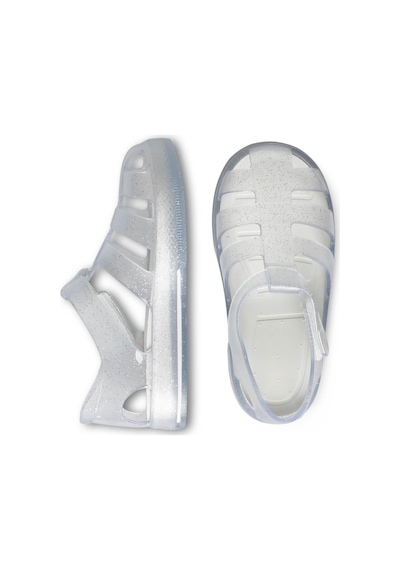 İgor Star Glitter Kız Çocuk Sandalet S10265-209 - Simli Beyaz