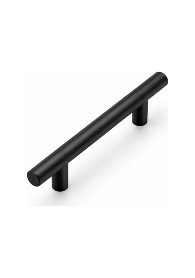 224 Mm Metal Mobilya Kulpu Mutfak Dolap Çekmece Kulpu, Dekoratif Kulp Seti 10 Adet Mat Siyah