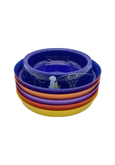 Catlif Desenli Modern Kedi Plastik Mama Kabı 254-51000.01