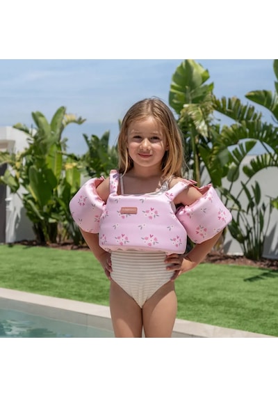 Flamingueo Neopren Kolluklu Yüzme Yeleği Clover Pembe