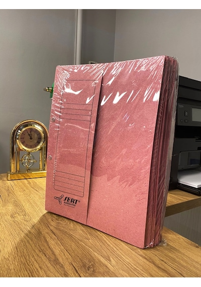 Sert Kırtasiye Yarım Kapak Dosya Pembe 50li Pk