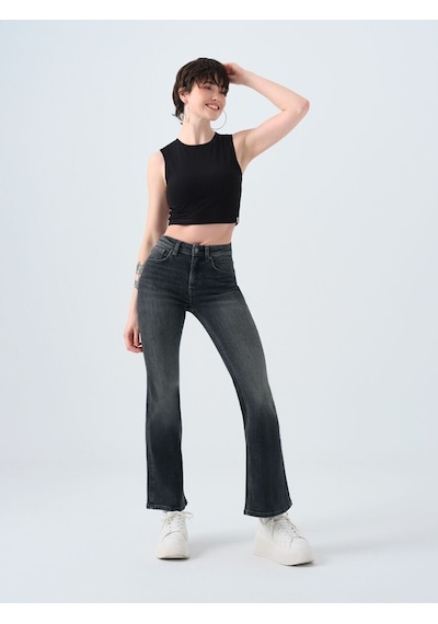 LOFT Crop Kadın Atlet Lf2032011 Q1.v1 Siyah