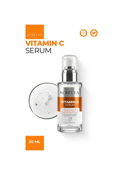 Korelya C Vit Aydınlatıcı Ve Ton Eşitleyici Bakım Serumu 50 ML