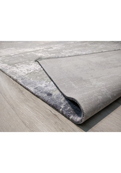 Türkmen Halı Pavia 1696A Füme 100x200 CM İpeksi Halı Yolluk