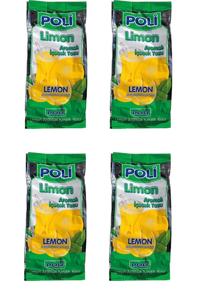 Poli Toz İçecek Limon 300 Gr X 4 Adet 300 G