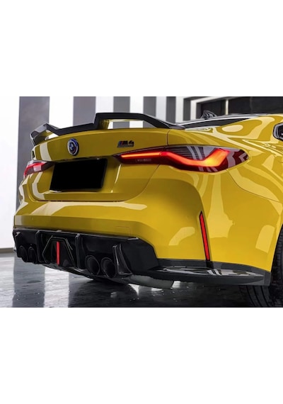 Bmw G22 G26 V-style Bagaj Spoilerı İthal Piano Black Parlak Siyah