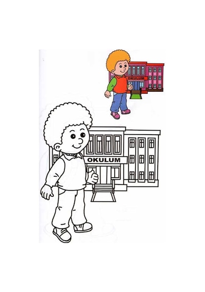 '+5 Yaş Renkli Harika Boyama – Okula Hazırlık (Pinokyo Yayınları)