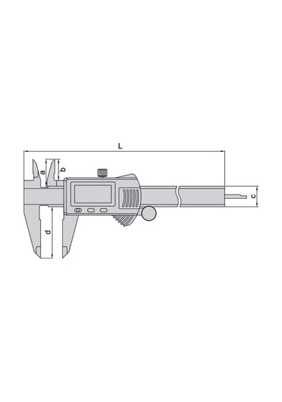 Insize Dijital Kumpas 1112-150Mm | 150Lik Dijital Kumpas