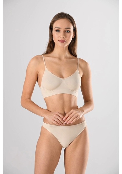 Miss Fit 1315 İnce Askılı Büstiyer Ten