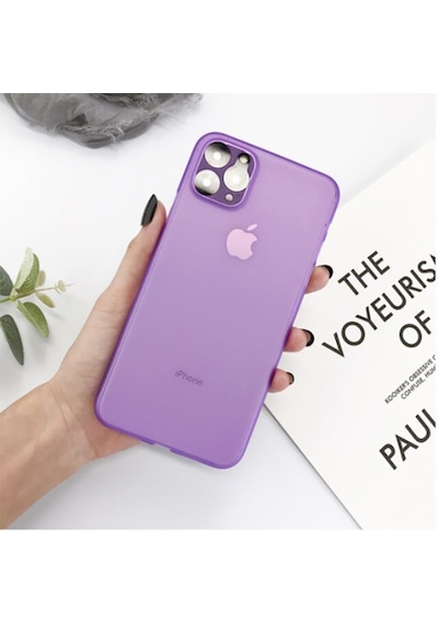 Apple Uyumlu  iPhone 11 Pro Max Kilif Ultra Ince Hayalet Sert Kapak 401550274