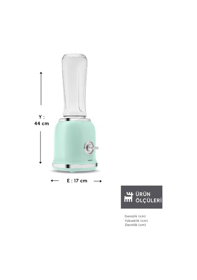 Karaca Retro Personal Kişisel Smoothie Blender
