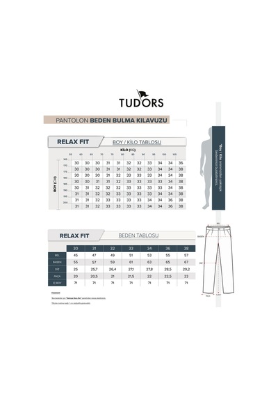 Tudors Erkek Regular Fit Çift Pileli Beli Lastikli Rahat Kesim Bol Paça Baggy Siyah Pantolon-33190 Tudors Erkek Regular Fit Çift Pileli Beli Lastikli Rahat Kesim Bol Paça Baggy Siyah Pantolon-33190