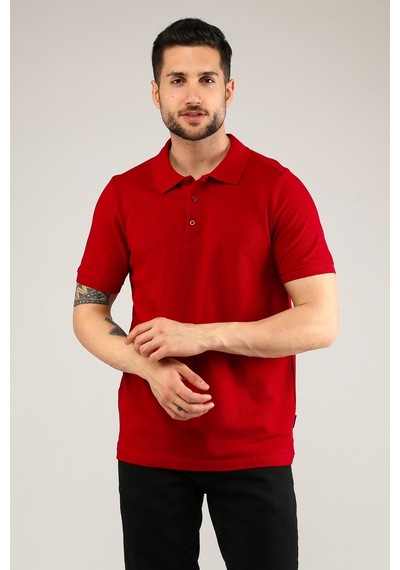 Uniprom Polo Yaka Tişört %100 Pamuk Bordo Erkek Bordo