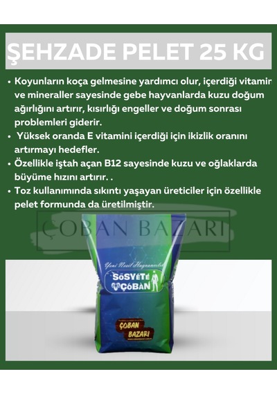 Şehzade Pelet 20 Kg