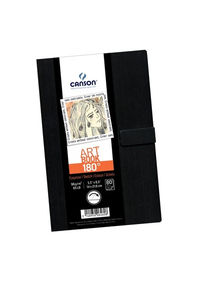Canson Art Book 180 Sert Kapak Eskiz Defteri 8,9X14Cm 96Gr 80 Yap