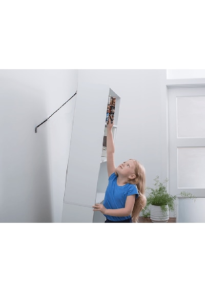 Eşya/Tv Sabitleme / Deprem Güvenliği Kayışı-Metal Başlıklı Beyaz