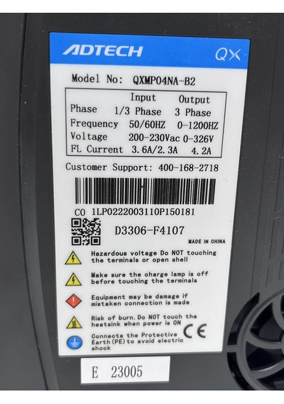 Adtech Qxmp04na-b2 Servo Motor Sürücü