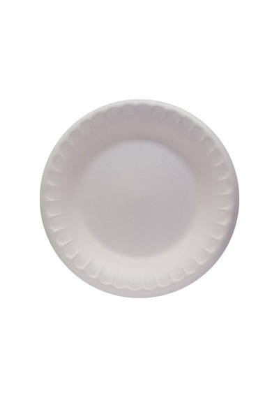 Köpük Tabak 100'lü Yuvarlak 17 Cm Kullan At Tabak Diğer