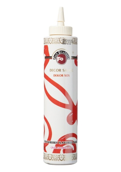 Fo Çilek Aromalı Topping Sos 750g - Tatlılar İçin Pratik Sos 6'li Avantaj Paketi - 6 Adet Tarı