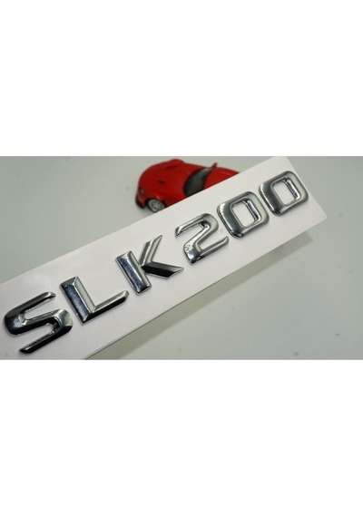 Benz Slk 200 Bagaj Krom Metal 3m 3d Yazı Logo Uyumlu