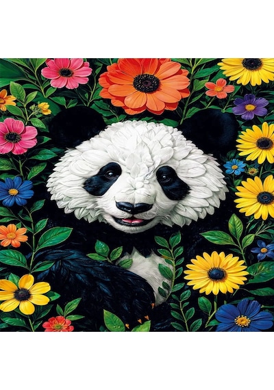 20088 Puzzle 500 Blossoming Panda