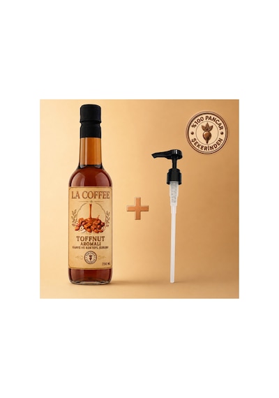 La Coffee Toffee Nut Aromalı Kahve Ve Kokteyl Şurubu 750 Ml - %100 Pancar Şekerli Diğer