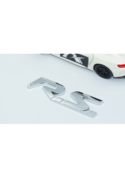 Dk Tuning Rs Bagaj 3m Krom Metal Logo Arma Renault İle Uyumlu