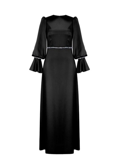 Senna Helena Dress Siyah Siyah