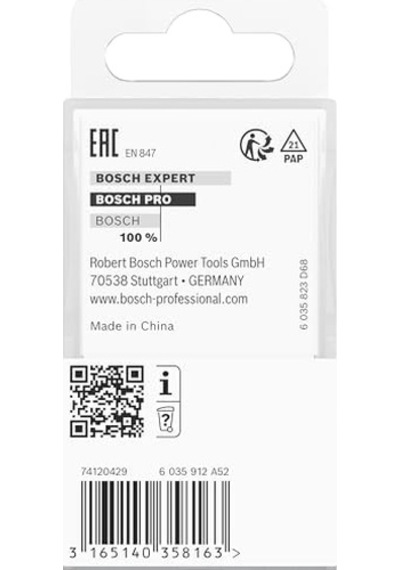 2608628355 Aksesuarı Profil Freze E 8 Mm, R1 6,3 Mm, D 25,4 Mm, L 14,3 Mm, G 46 Mm