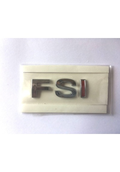 Volkswagen Fsi Bagaj Yazısı Tek Kırmızı (Passat B6 - Jetta 5)