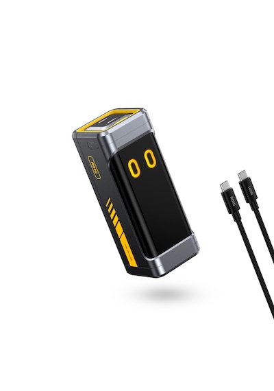 Aohi Starship 10.000 Mah 210w Pd3.1 Powerbank, Akıllı Dijital Göstergeli 2si1 Arada Taşınabilir Hızlı Şarj Cihazı, Şarj İstasyonu, Siyah