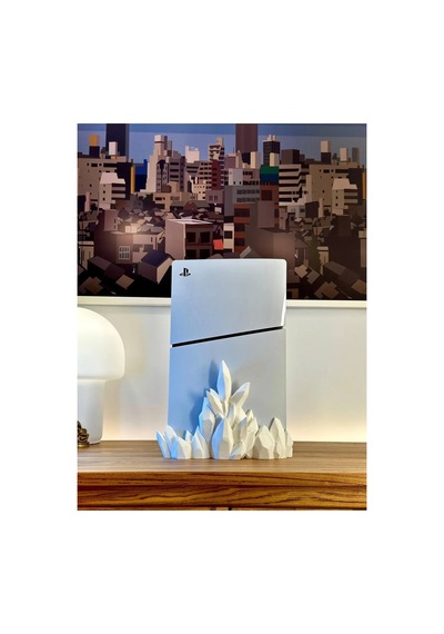 Ps5 Slım Crystal Stand Cd Versiyon Uyumlu Playstation 5 Dikey Stand Ps5 Stand Disk Versiyon