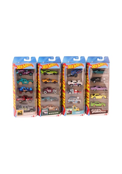 1806 Hot Wheels Beşli Araba Seti Belirtilmemiş
