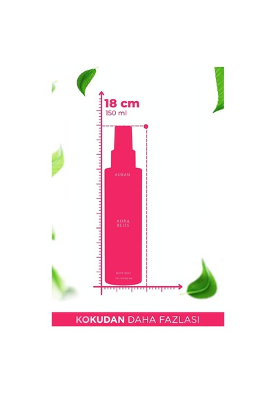 Aura Bliss Parfümlü Kadın Vücut Spreyi Vücut Misti Body Mist Spray 150ml
