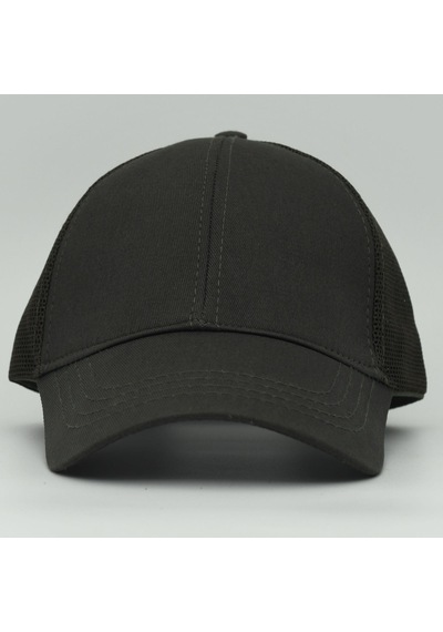 Unisex Ayarlanabilir Haki Fileli Spor Basic Şapka Haki