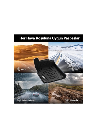 Mercedes Glc X254 2023-2026 Tpe Paspas Ve Bagaj Paspası Seti
