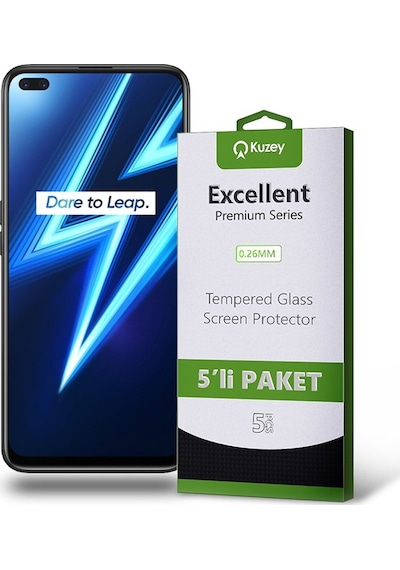 Realme 6 Pro Ekran Koruyucu Cam 5 Adet Ekonomik Paket (541371185) 20 Tl Fark Ile Apple  Uyumlu iPhone Hızlı Şarj Kablosu