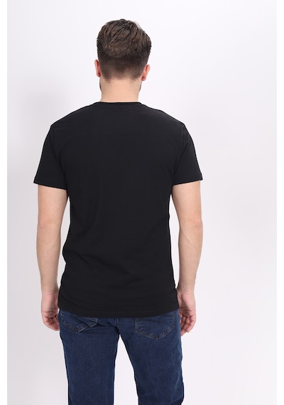Toontoy Unisex Baskılı Tişört Siyah
