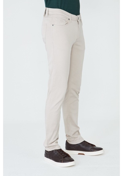 Bej Tencel Kumaş Yazlık Erkek Chino Pantolon