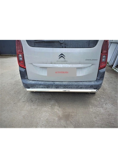 Opel Combo 2019-2025 Arka Tampon Koruma Demiri - Silindirli - 60 - Guard Straıght B