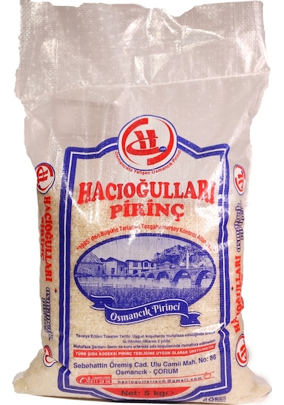 Hacıoğulları Osmancık Pirinç 5 KG