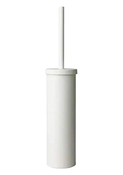 Enudden Tuvalet Fırçası, Beyaz Uzunluk: 48 Cm 19" Çap: 9,7 Cm 3 ¾" Siyah