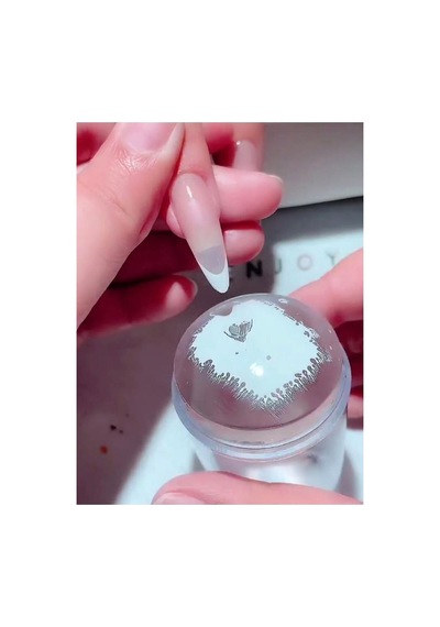 Silikon Kaşe Ve Plaka Ile Desen Baskı Mührü Manikür Süsleme Ürünü
