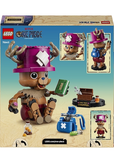 LEGO® ONE PIECE Tony Tony Chopper 75643 - 9 Yaş ve Üzeri Çocuklar için Aksesuarlar İçeren Yaratıcı Oyuncak Yapım Seti (577 Parça)