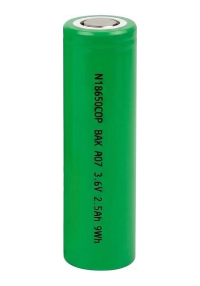 Bak Power - N18650cop - 3.6v 2500 Mah - Li-ion Pil - 30a