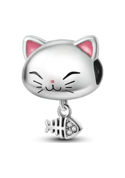 Fubena Kedi Ve Kılçık Sallantılı Charm