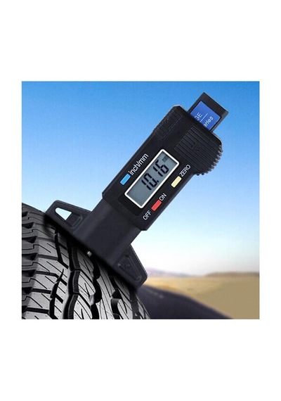 0-25.4mm Dijital Göstergeli Araç Lastik Diş Derinlik Ölçer Kumpası