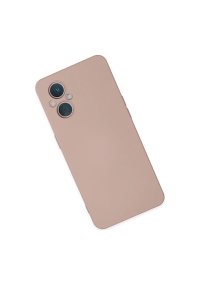 Lvsqvr Newface Oppo Reno 7 Lite Kılıf Nano İçi Kadife Silikon - Pudra
