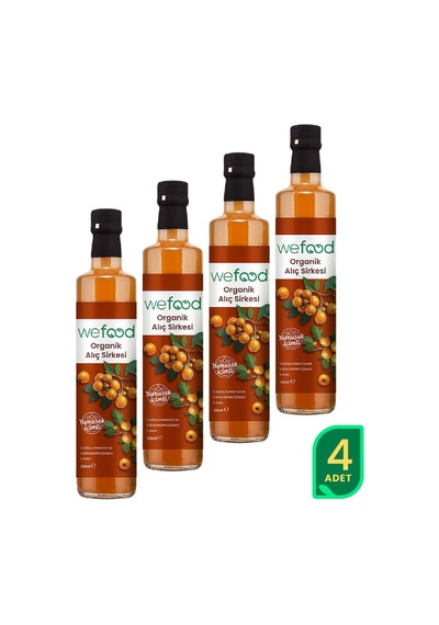 Organik Alıç Sirkesi 500 Ml 4'lü